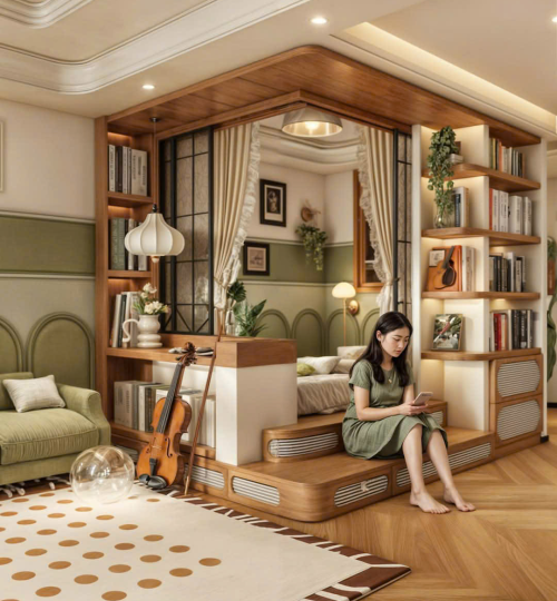 THIẾT KẾ NỘI THẤT HIỆN ĐẠI THEO PHONG THUỶ GIA CHỦ – TINH TẾ, HÀI HÒA, THỊNH VƯỢNG
