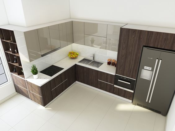 thi công tủ bếp gỗ công nghiệp uy tín